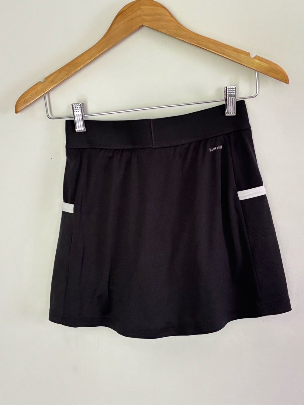 Adidas Black Tennis Golf Skort Mini Skirt Size XS Athletic Gym Cheer *E52